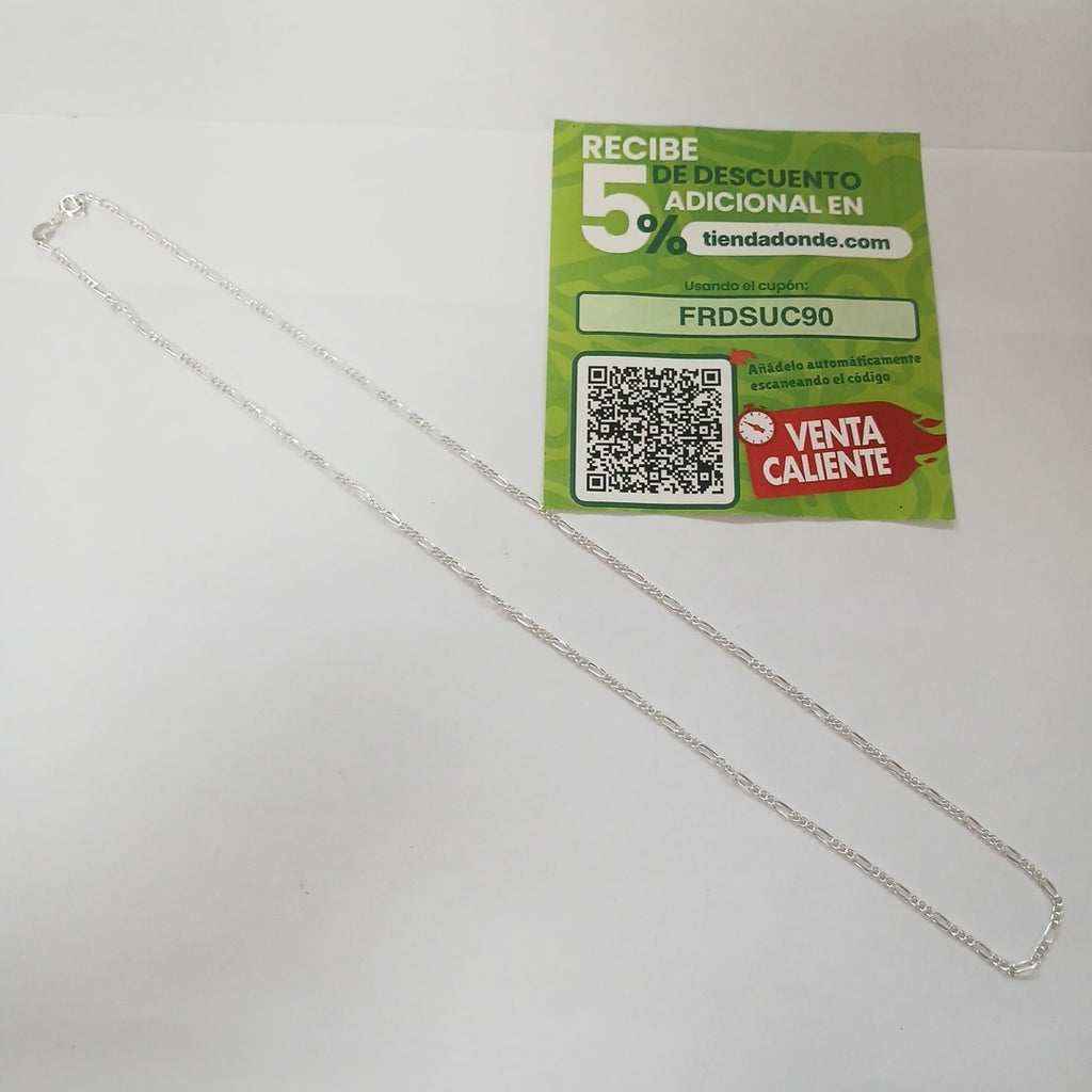 CADENA 3X1 PLATA .925 55 CM 3.52 GR (NUEVO)