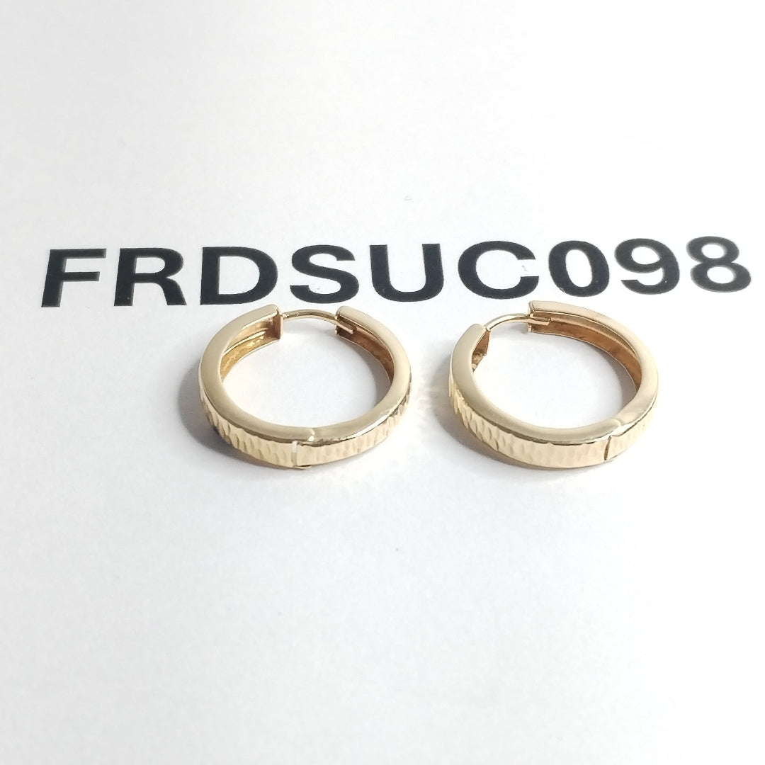 ARRACADAS PAR ORO 14 K 1.7 GRMS (SEMINUEVO)