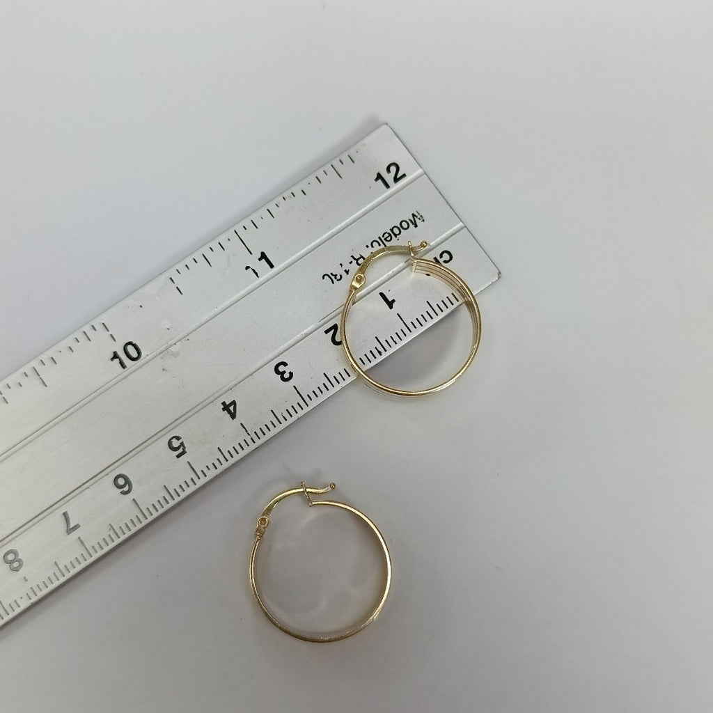 ARRACADAS PAR ORO 14 K 4.3 GRMS (SEMINUEVO)
