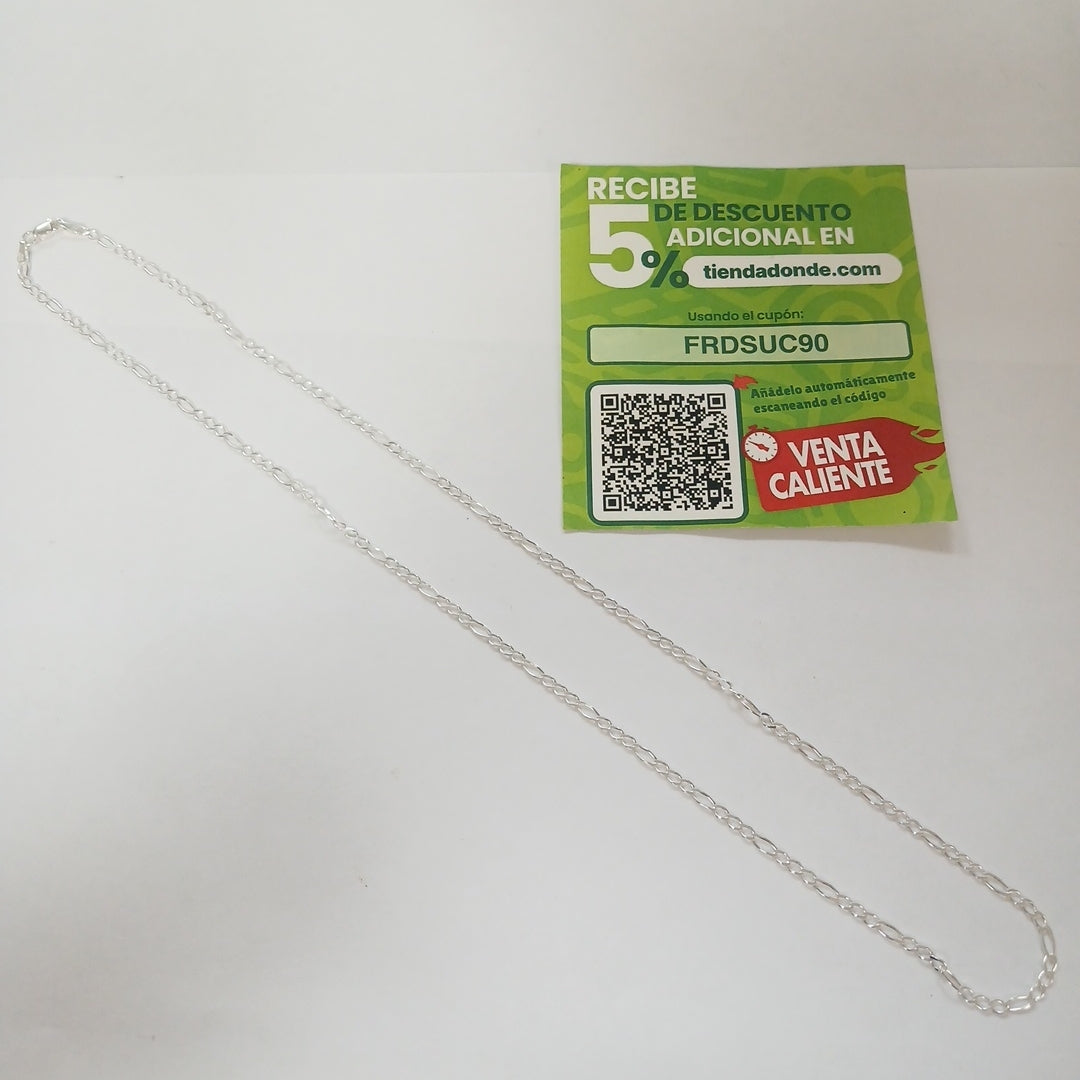 CADENA 3X1 PLATA .925 60 CM 4.62 GR (NUEVO)