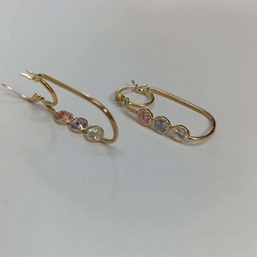 ARETES PAR ORO 8 K 3.6 GRMS (SEMINUEVO)