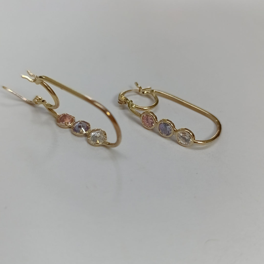 ARETES PAR ORO 8 K 3.6 GRMS (SEMINUEVO)