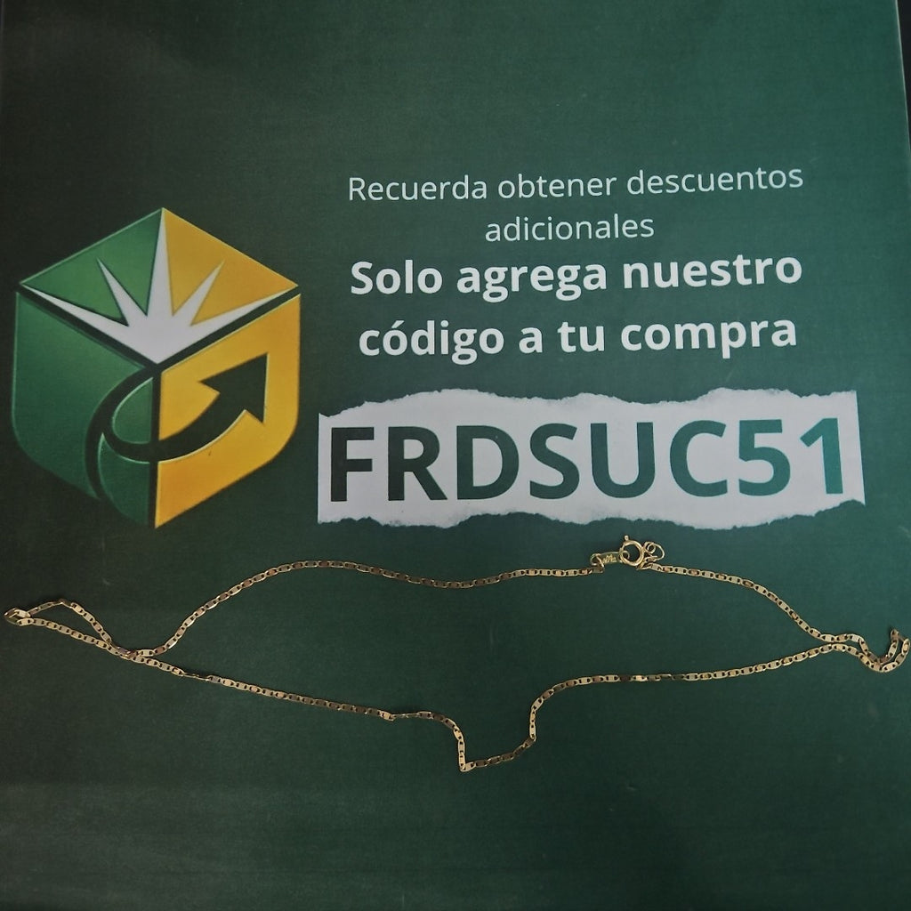 CADENA ORO COMBINADO 8 K 1,30 GRMS (SEMINUEVO)
