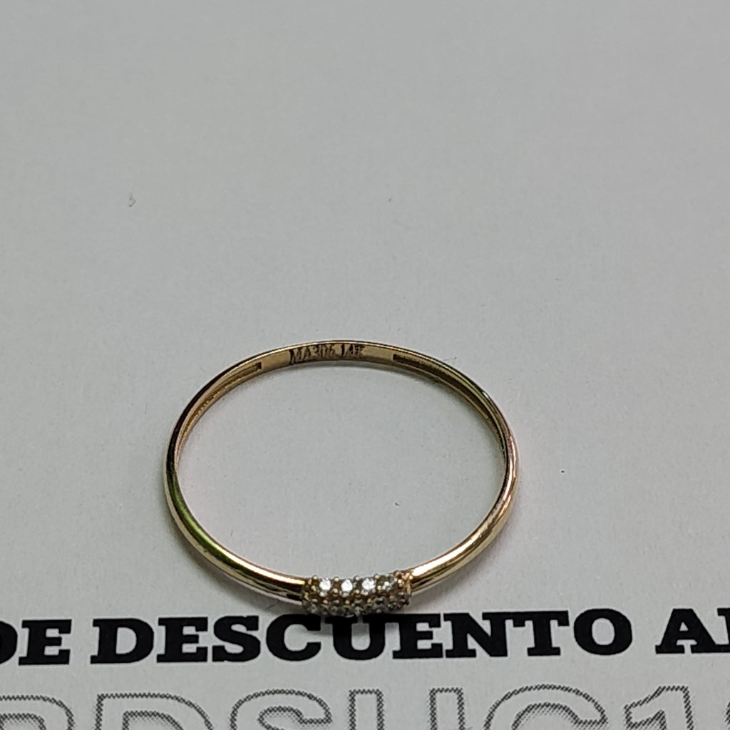 ANILLOS DAMA ORO 14K 0.6 (NUEVO)