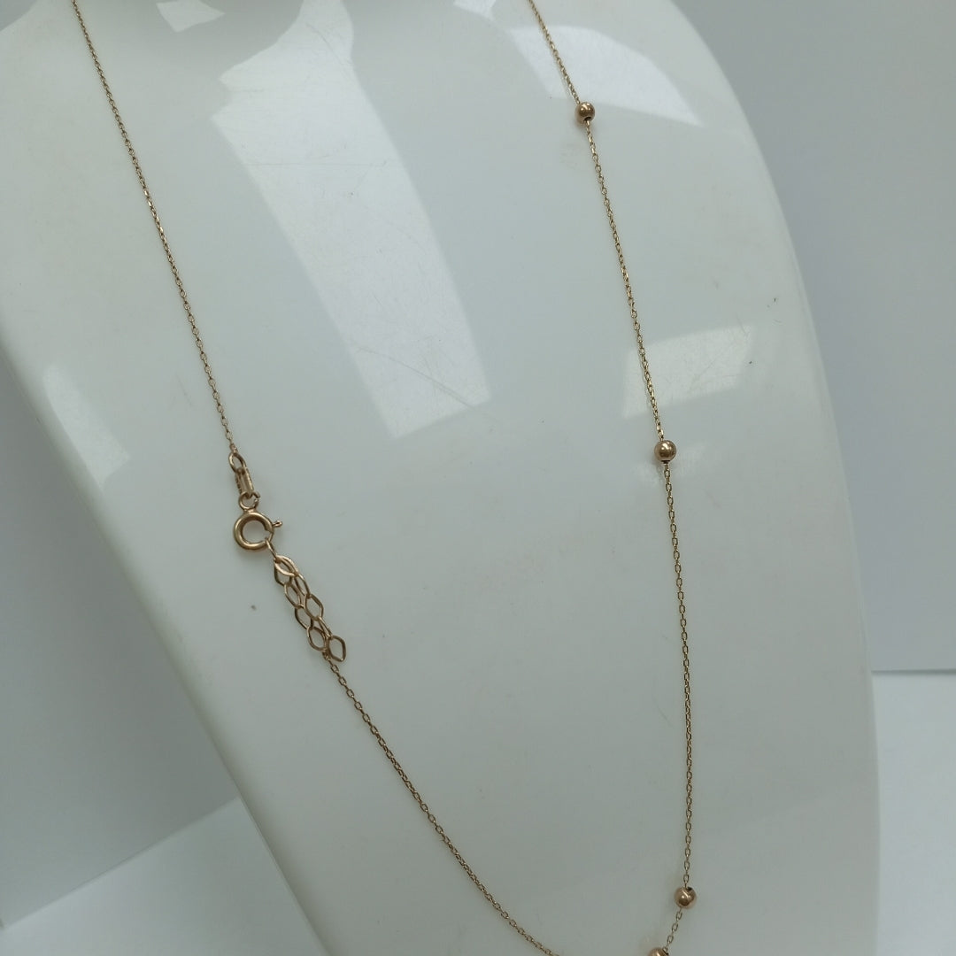 GARGANTILLA ORO 14 K 1.1 GRMS (SEMINUEVO)