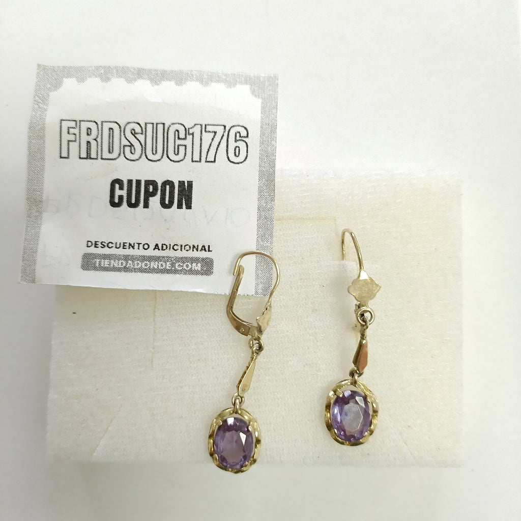 ARETES PAR ORO 8 K 2,90 GRMS (SEMINUEVO)
