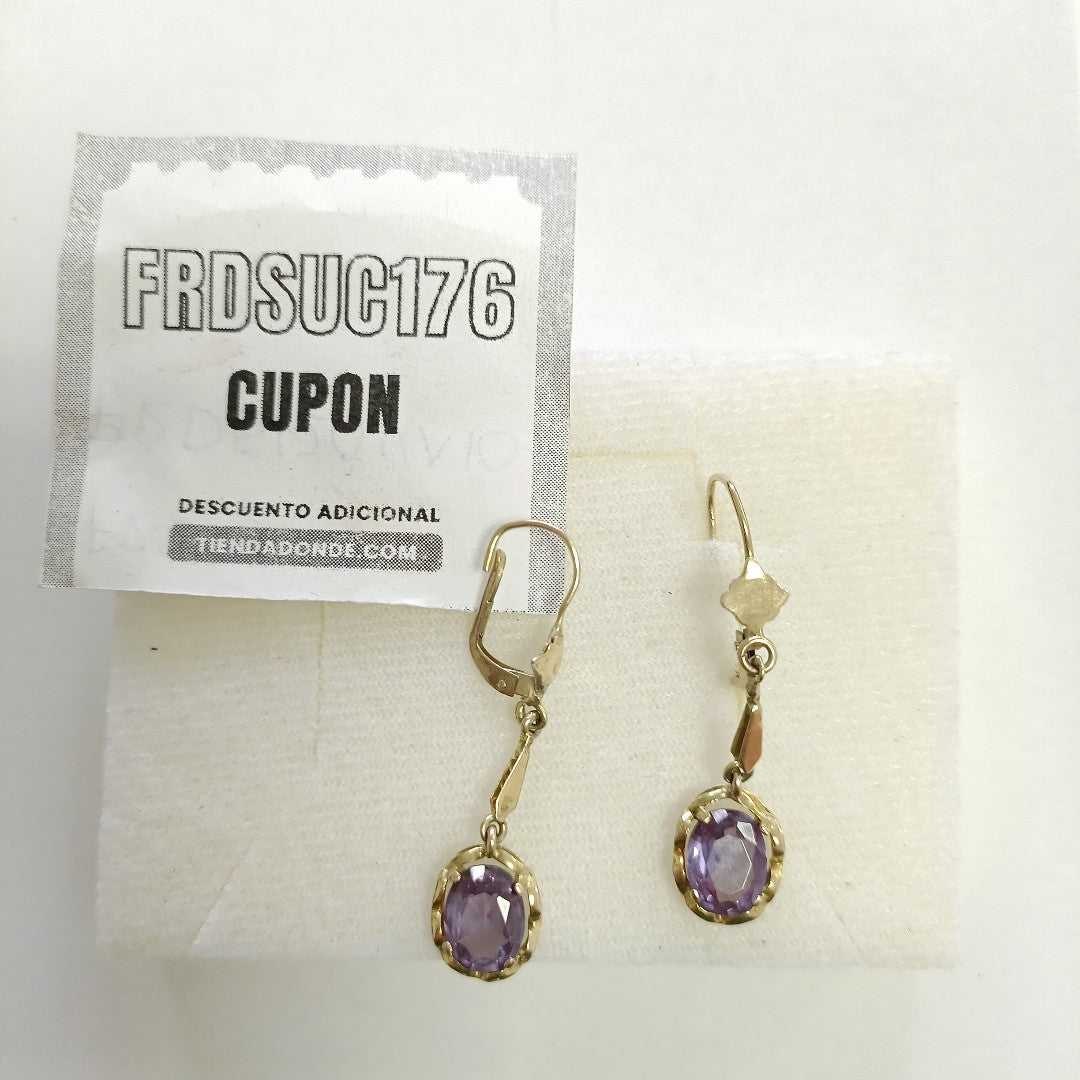 ARETES PAR ORO 8 K 2,90 GRMS (SEMINUEVO)