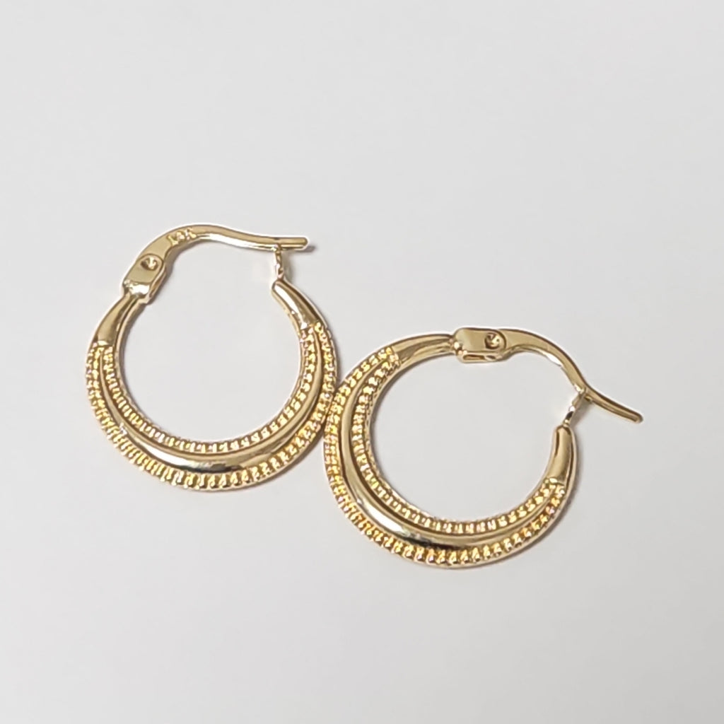ARRACADAS ORO 14K 1.1 (NUEVO)