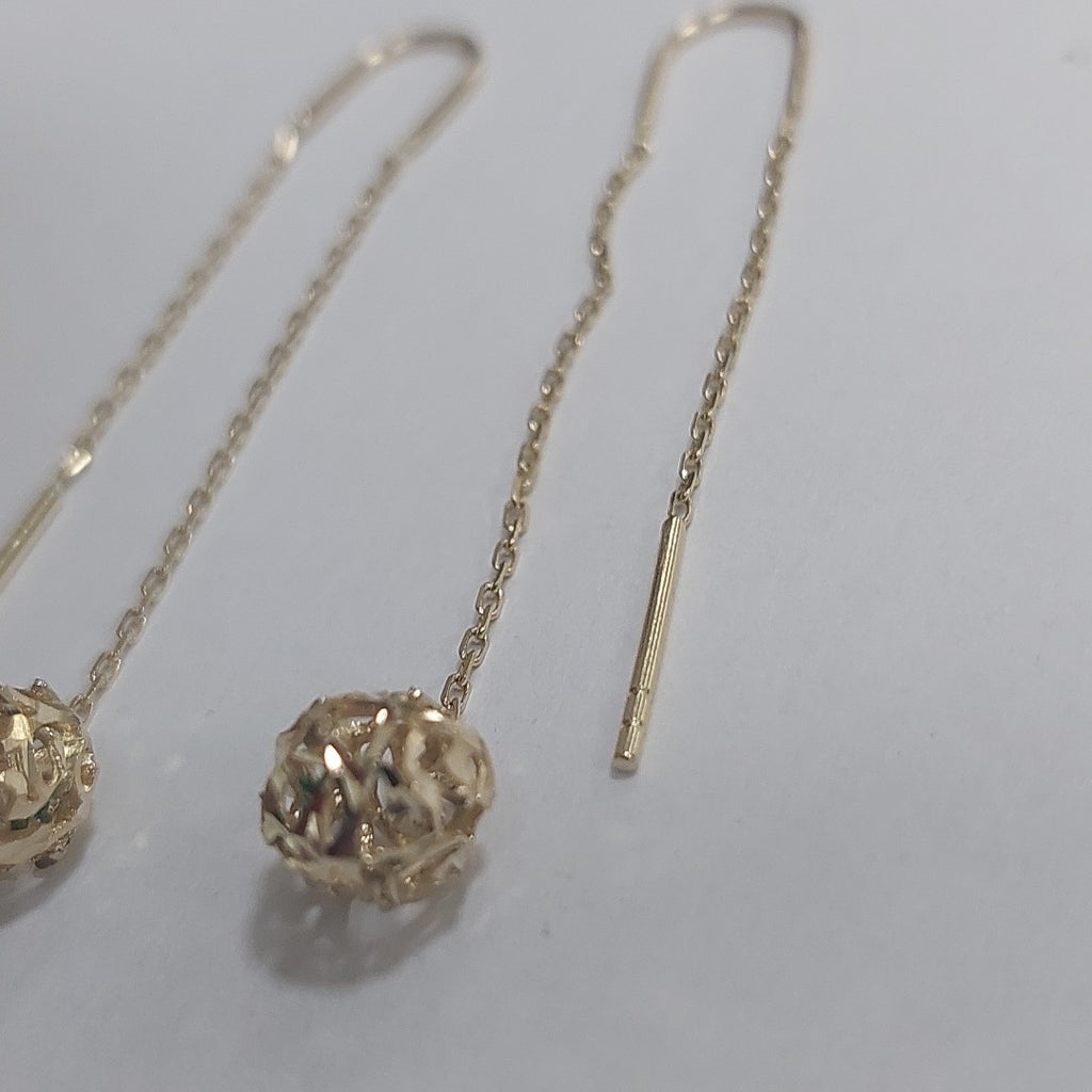 BROQUELES ORO 14K 1.6 (NUEVO)