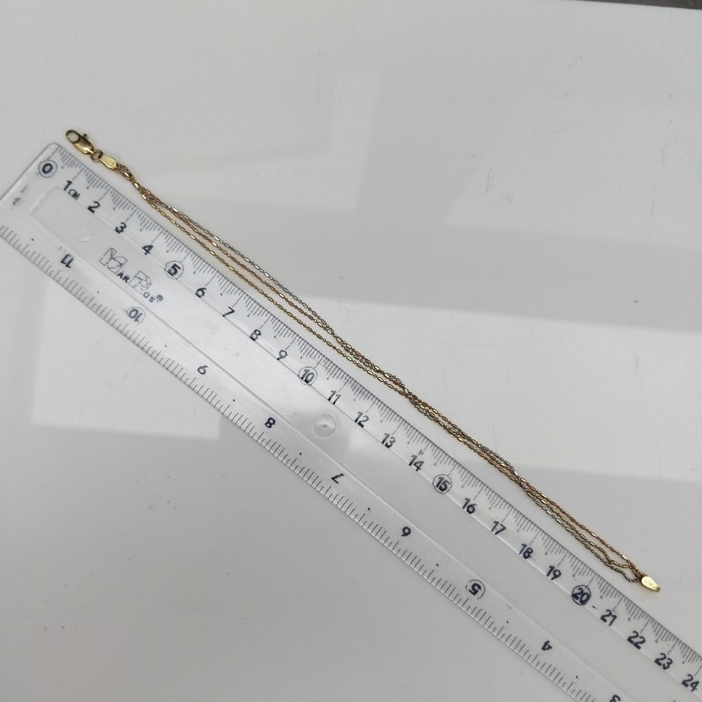 PULSERA ORO COMBINADO 10 K 2,40 GRMS (SEMINUEVO)