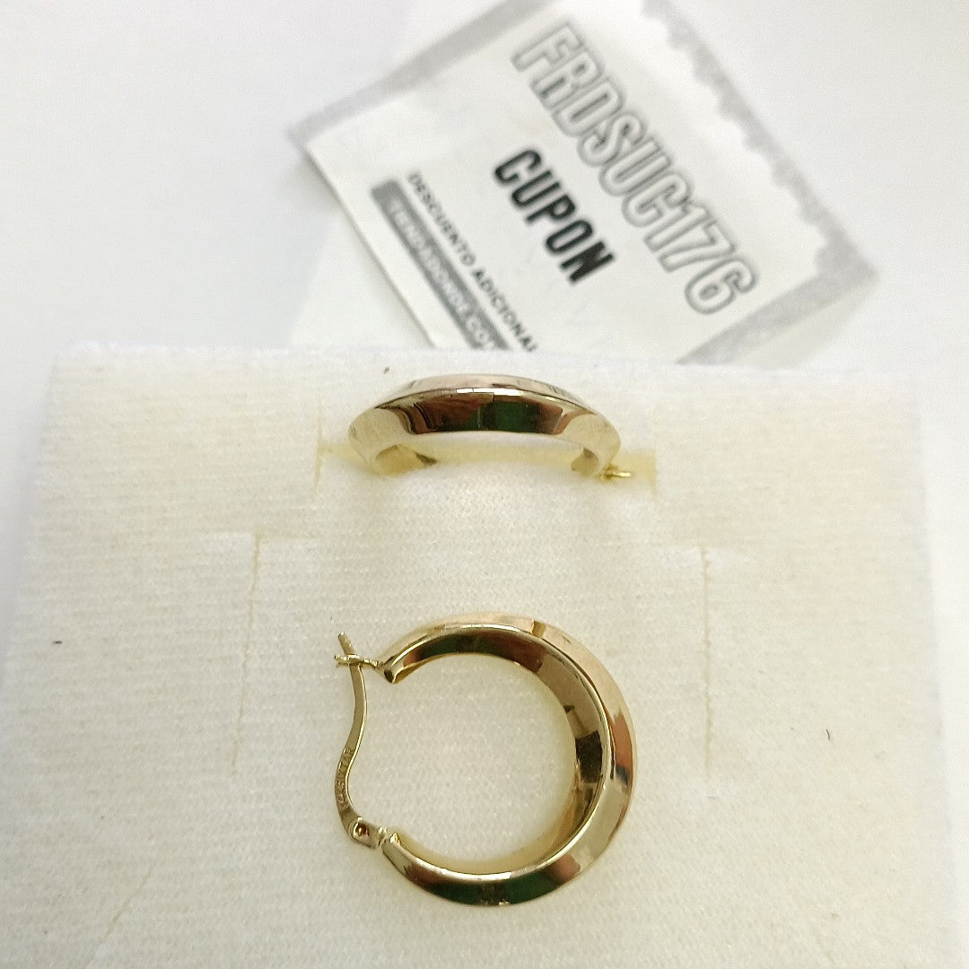 ARRACADAS PAR ORO 14 K 2.7 GRMS (SEMINUEVO)