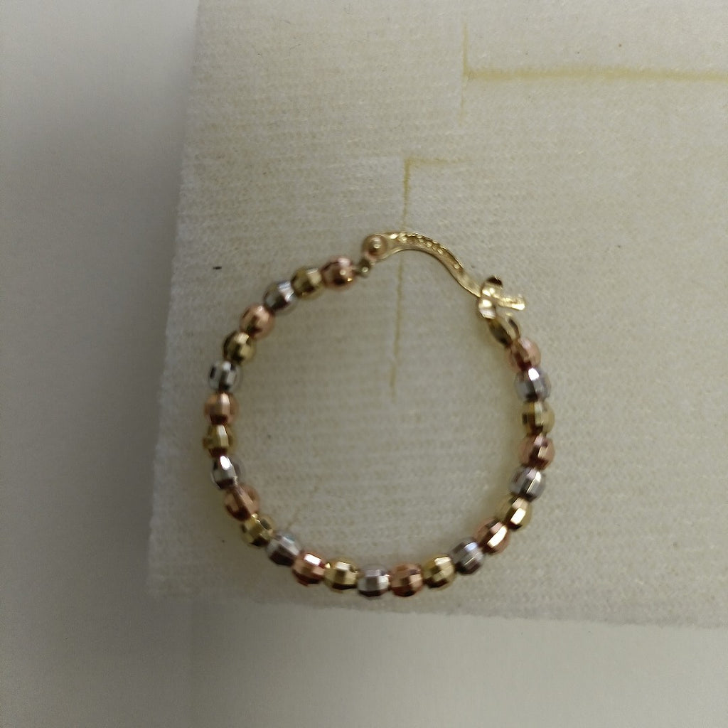 ARRACADAS PAR ORO COMBINADO 10 K 4,00 GRMS (SEMINUEVO)