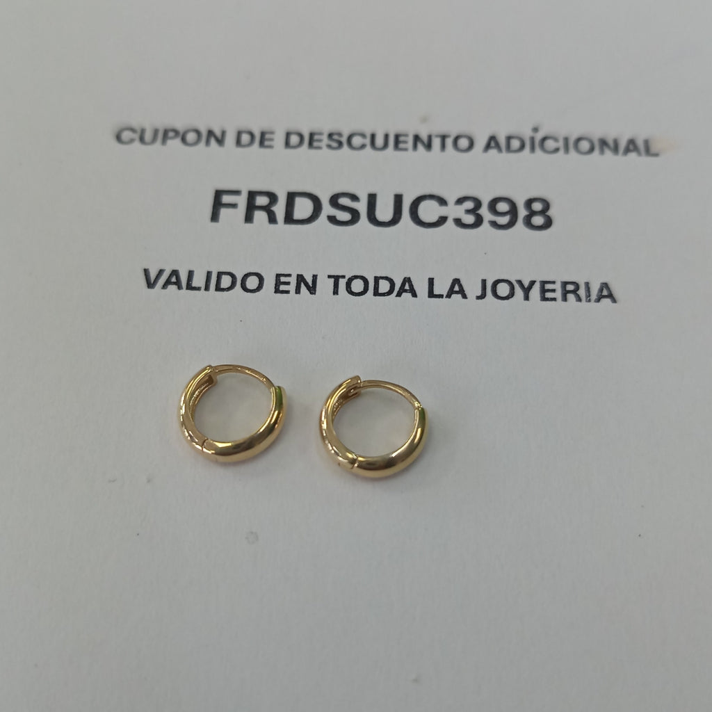 HUGGIES ORO 14K 1.2 (NUEVO)