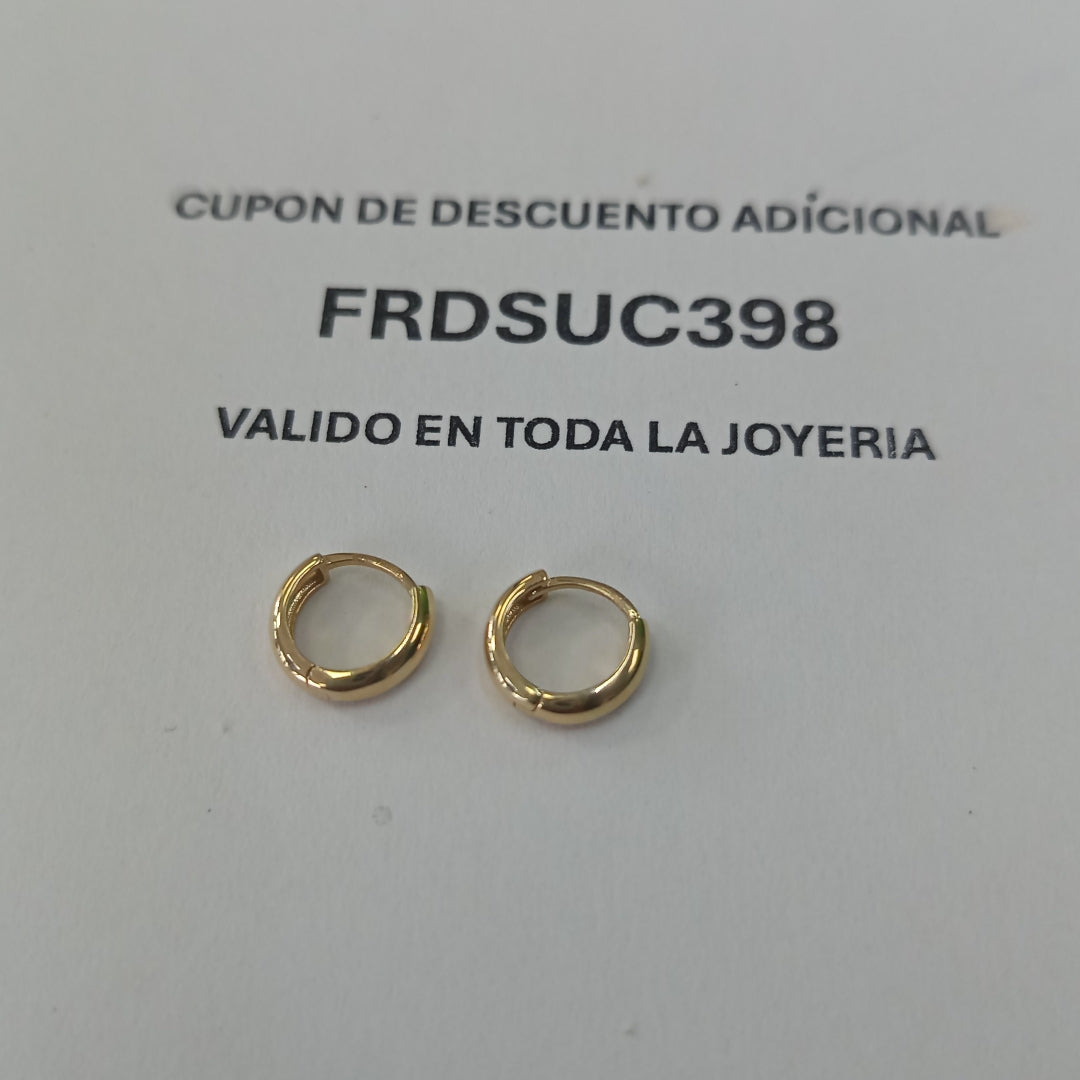 HUGGIES ORO 14K 1.2 (NUEVO)
