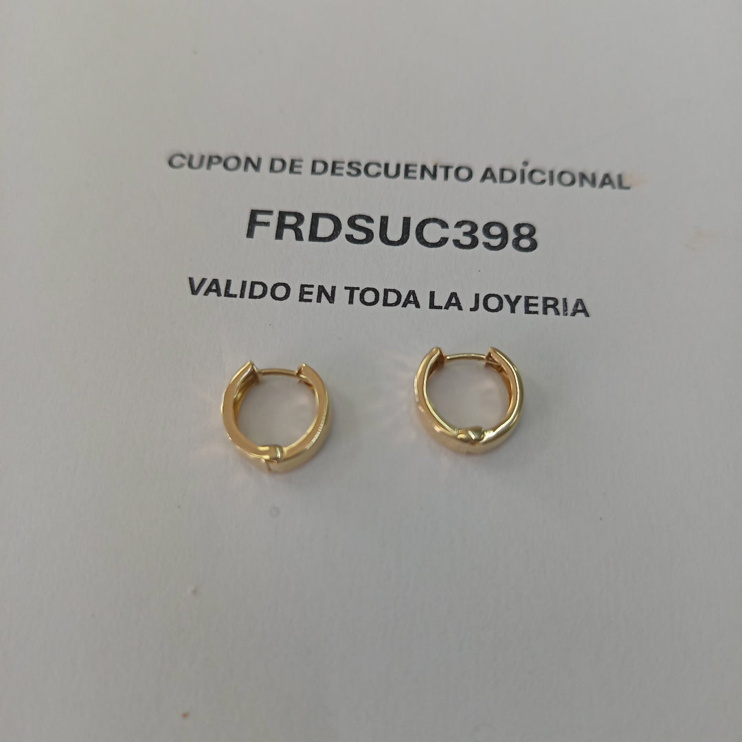HUGGIES ORO 14K 1.2 (NUEVO)