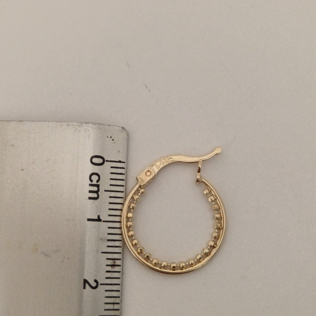 ARRACADAS ORO 14K 1.7 (NUEVO)
