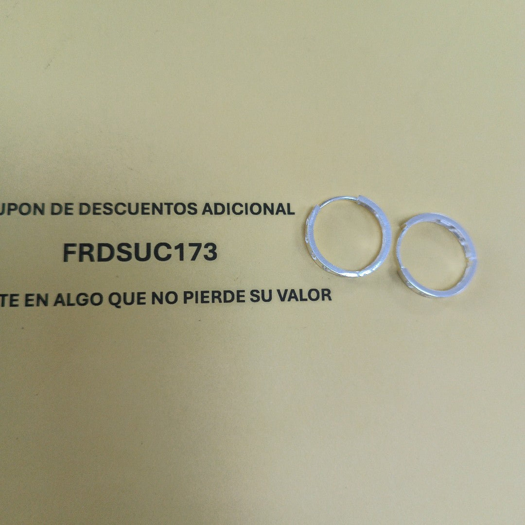 ARETES ARRACADAS FIG TORNILLOS PLATA .925 2.63 GR (NUEVO)