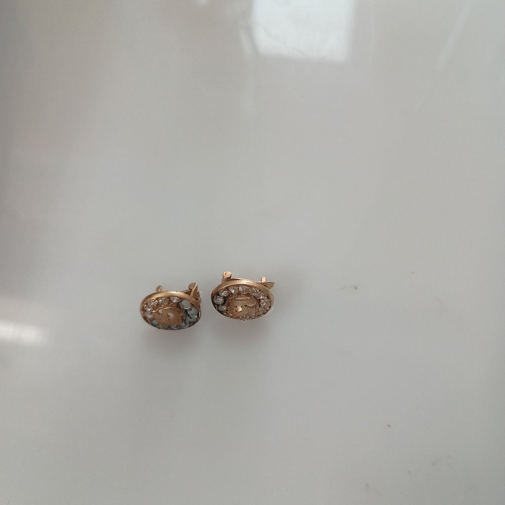 ARETES PAR ORO 10 K 3.3 GRMS (SEMINUEVO)