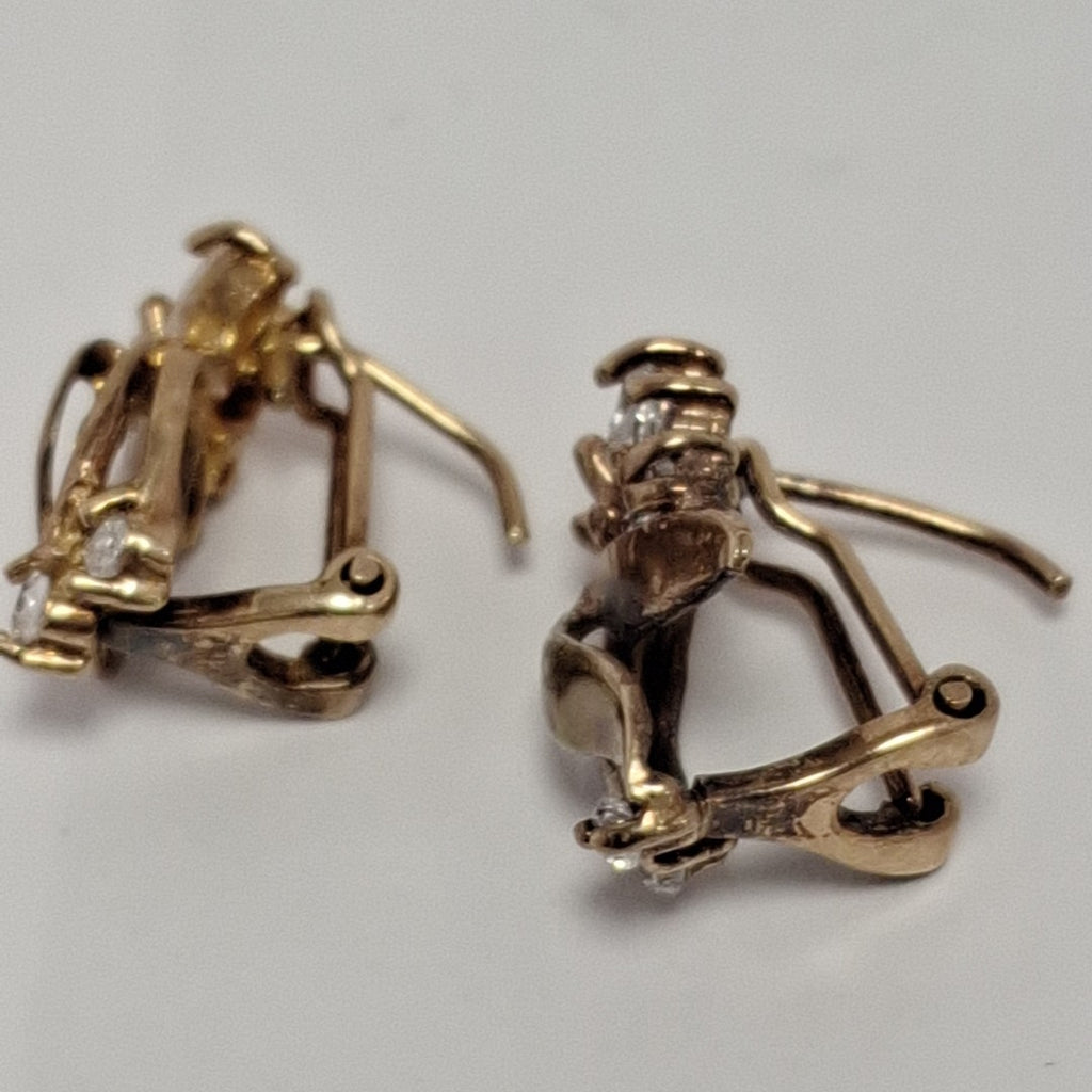 ARETES PAR ORO 10 K 3.6 GRMS (SEMINUEVO)