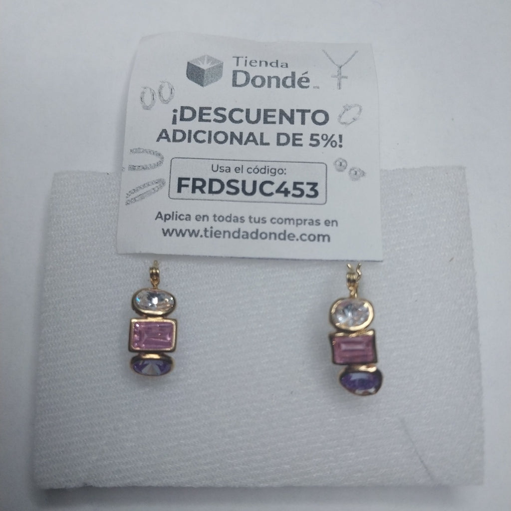 ARETES PAR ORO 14 K 3,50 GRMS (SEMINUEVO)