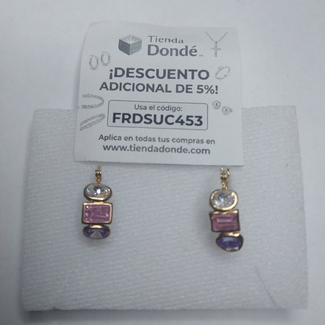 ARETES PAR ORO 14 K 3,50 GRMS (SEMINUEVO)