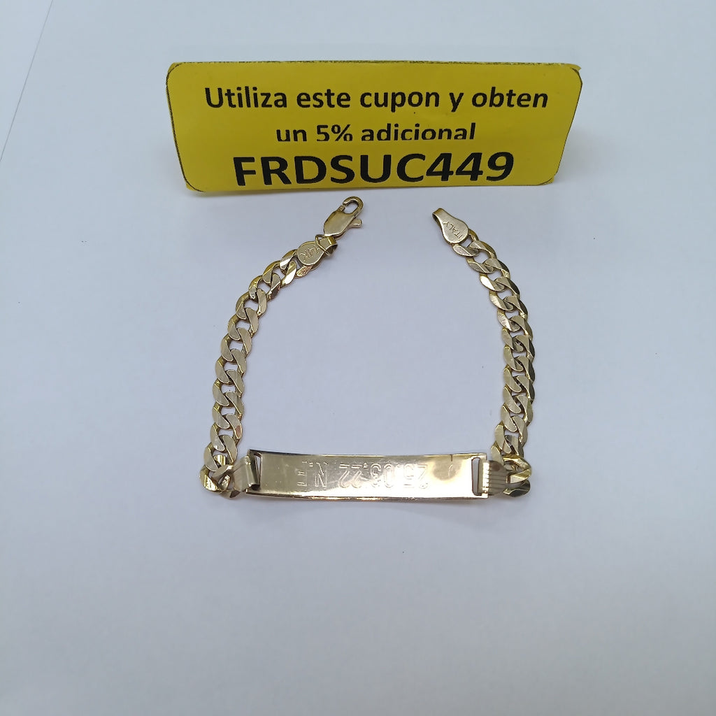 ESCLAVA ORO 14 K 11.7 GRMS (SEMINUEVO)