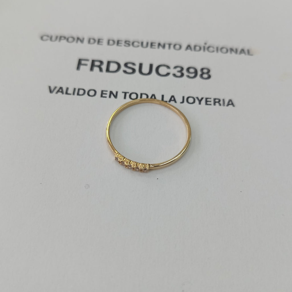 ANILLOS DAMA ORO 14K 0.8 (NUEVO)