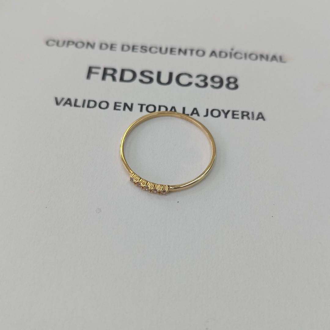 ANILLOS DAMA ORO 14K 0.8 (NUEVO)