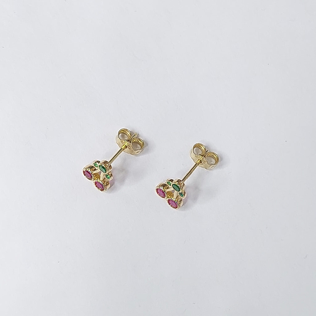 BROQUELES ORO 14K 1 (NUEVO)