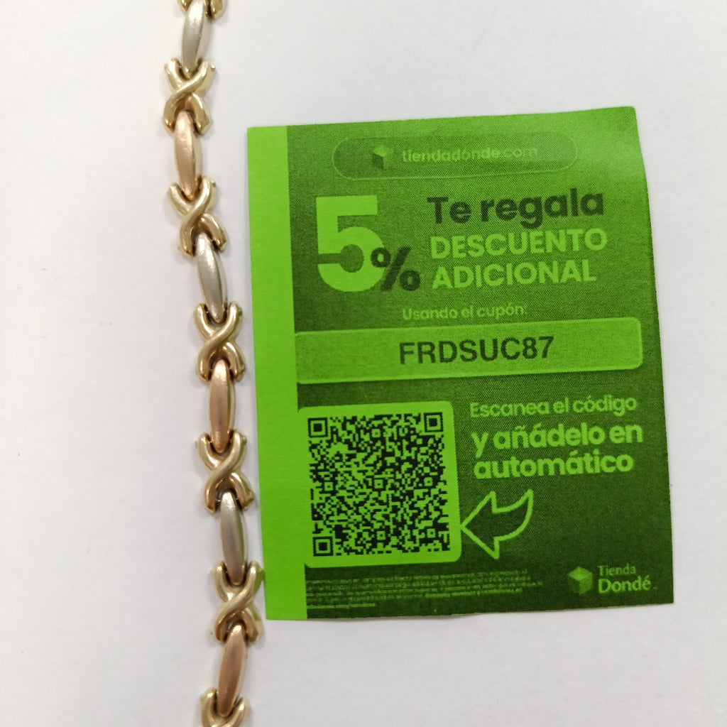 PULSERA ORO 14 K 7.2 GRMS (SEMINUEVO)