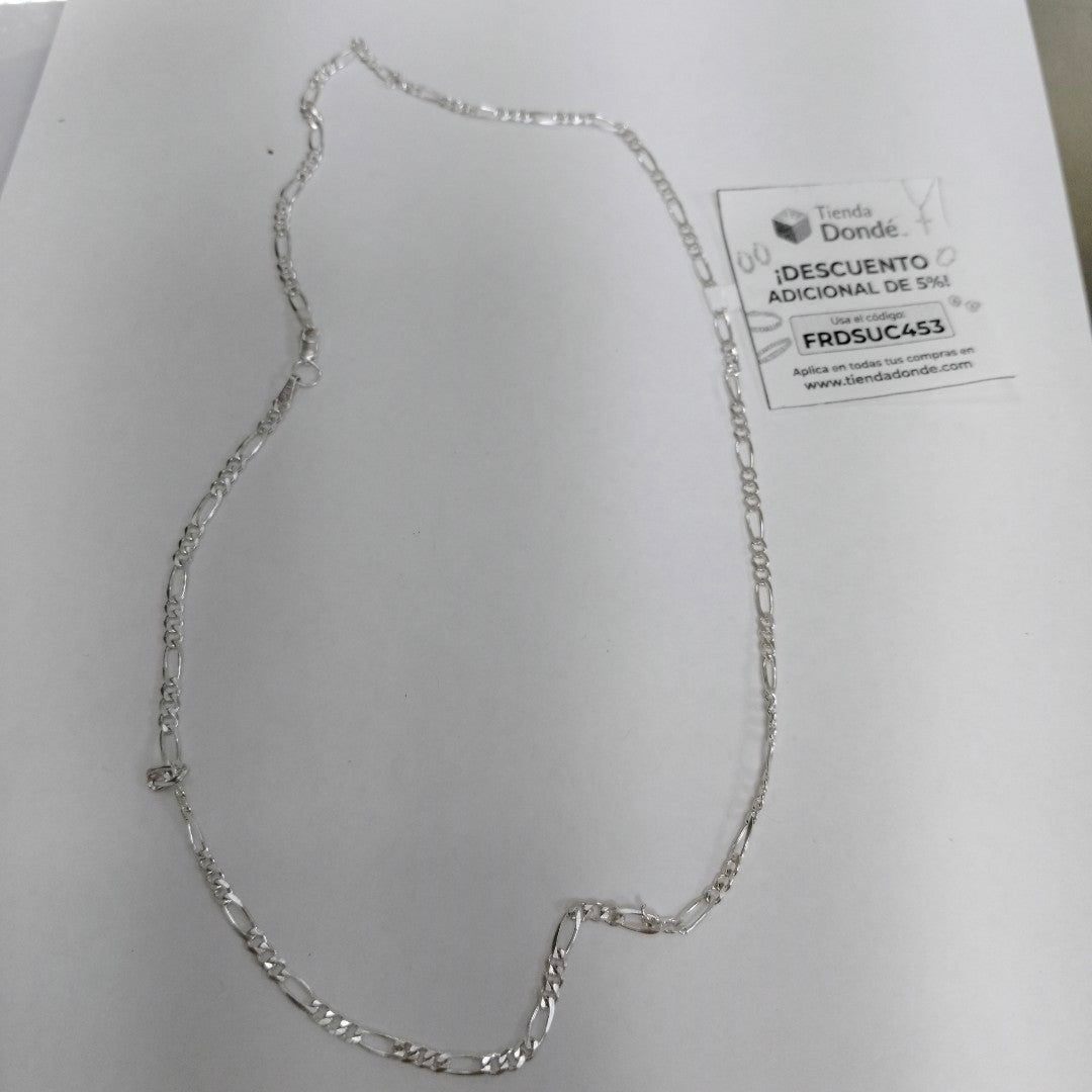 CADENA TEJIDO 3X1 PLATA .925 55 CM 7.6 GR (NUEVO)