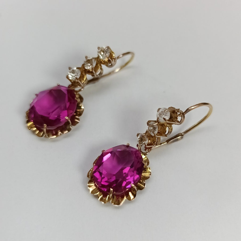 ARETES PAR ORO 8 K 4.4 GRMS (SEMINUEVO)