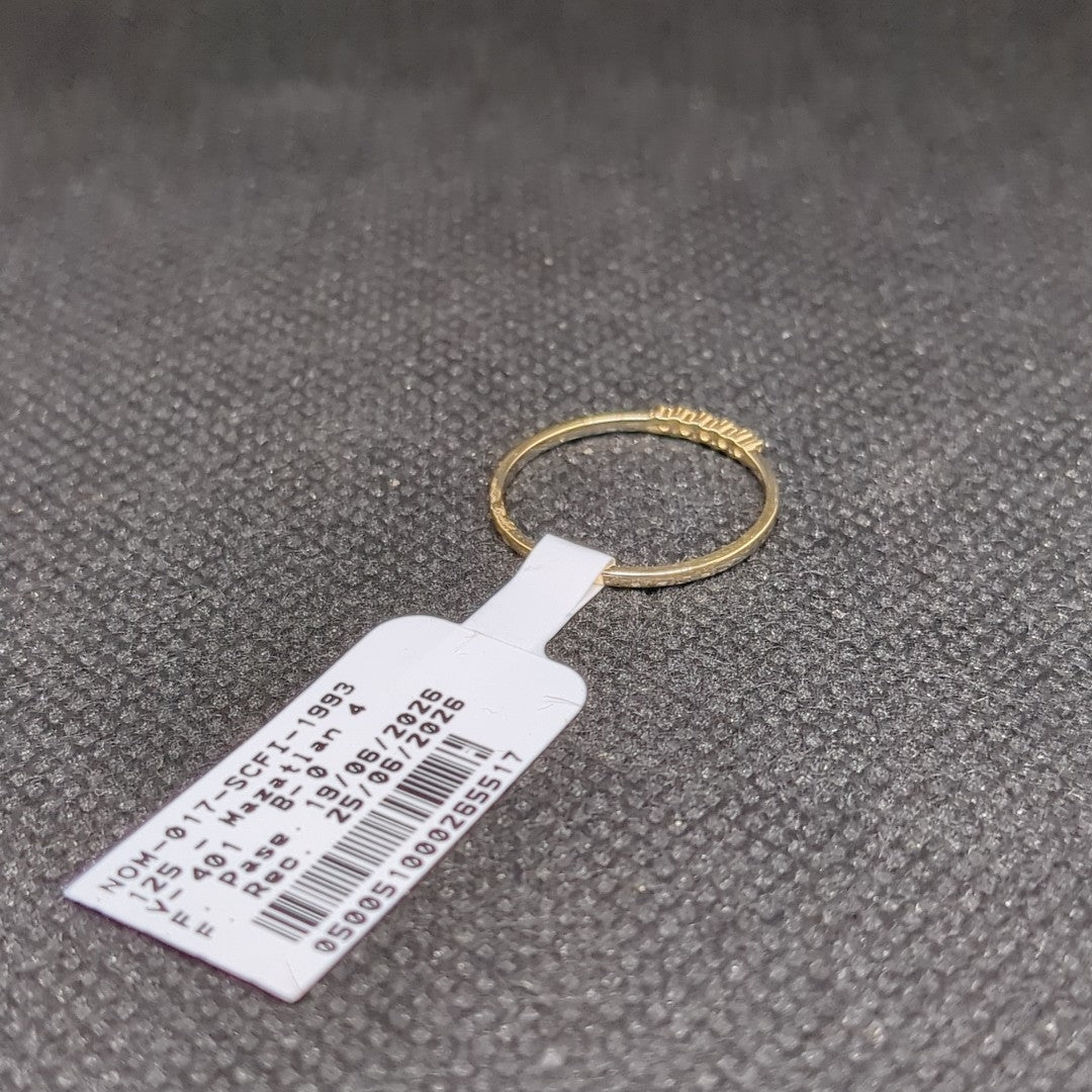 ANILLOS DAMA ORO 14K 0.8 (NUEVO)