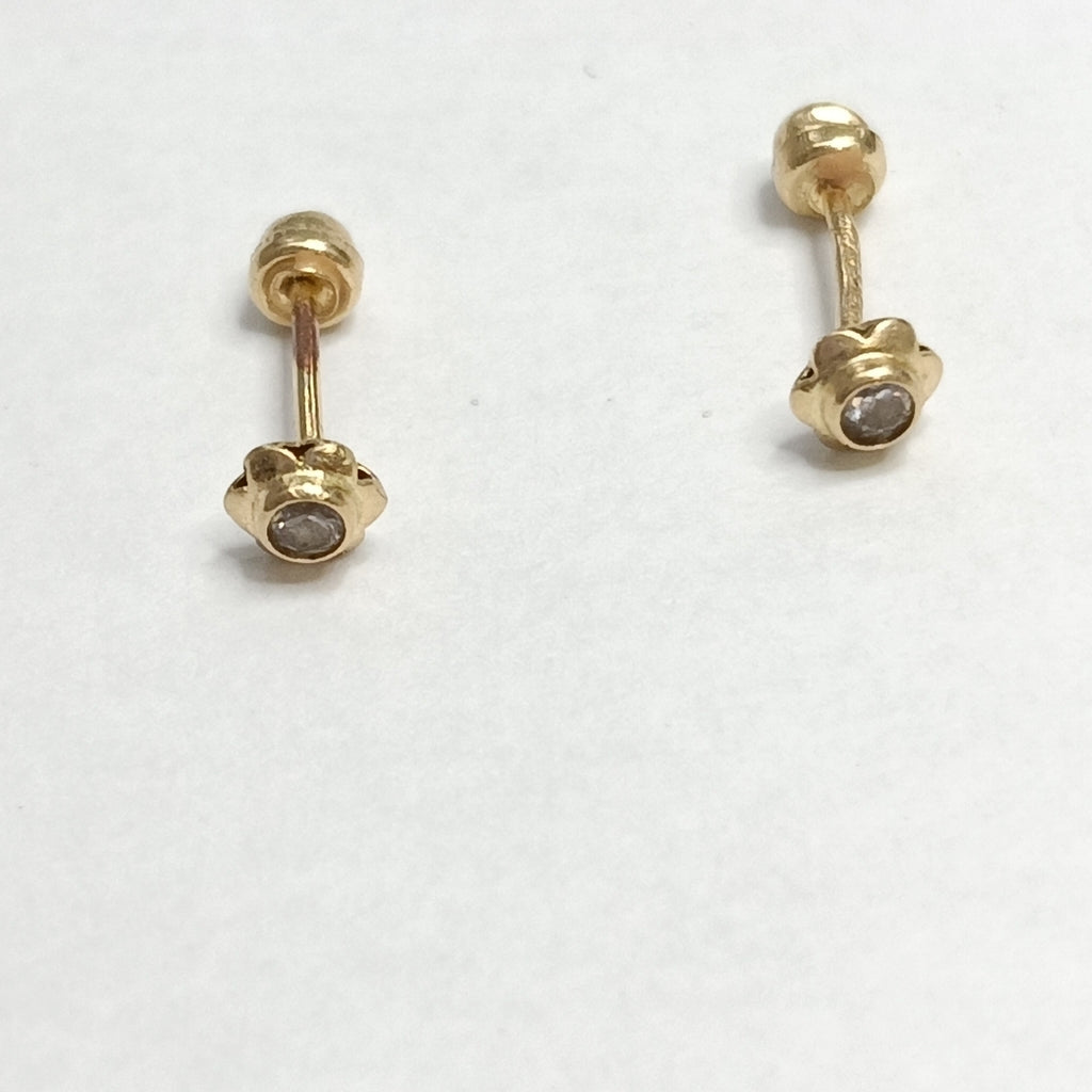 BROQUELES PAR ORO 14 K 0,20 GRMS (SEMINUEVO)