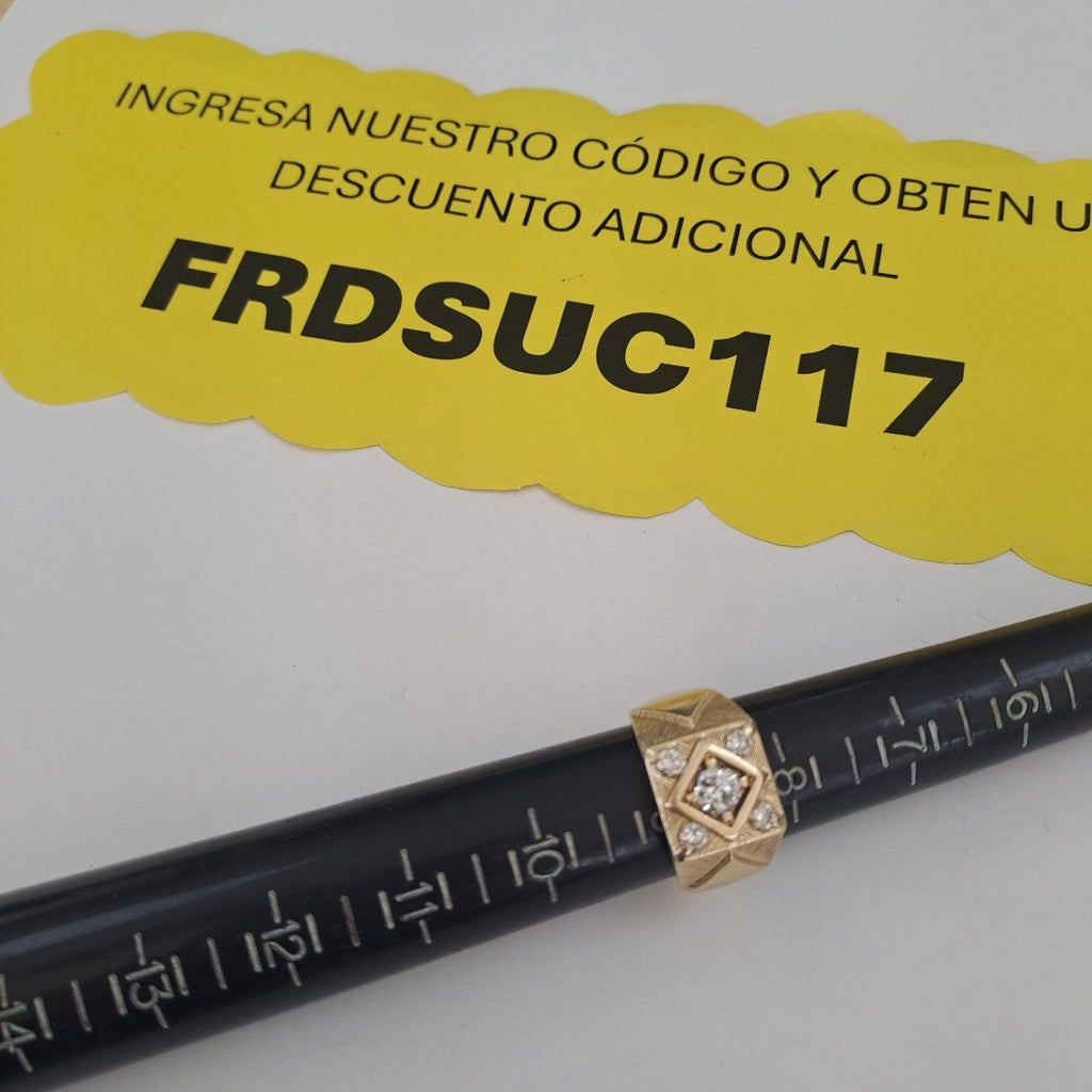 ANILLO ORO 14 K 13.3 GRMS (SEMINUEVO)