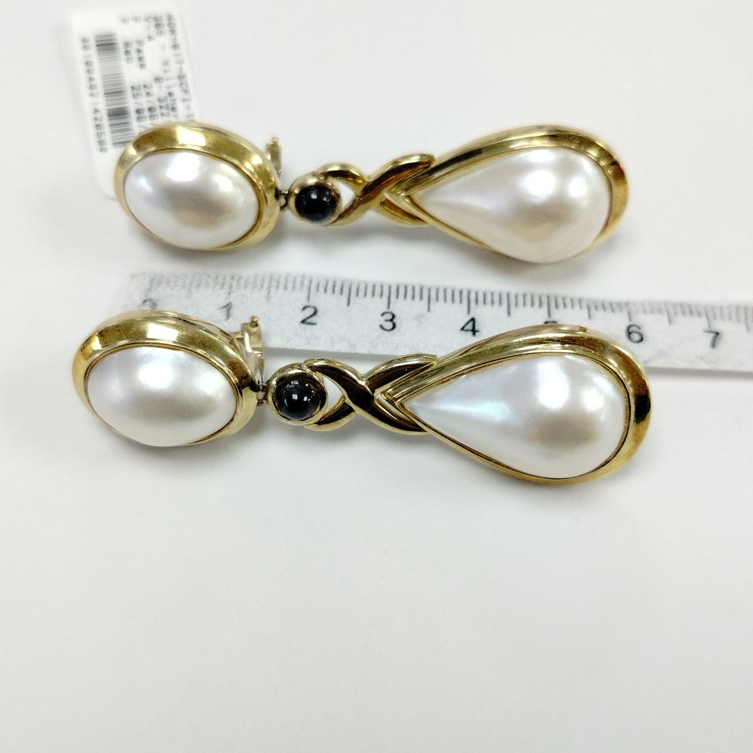 ARETES PAR ORO 14 K 27,90 GRMS (SEMINUEVO)