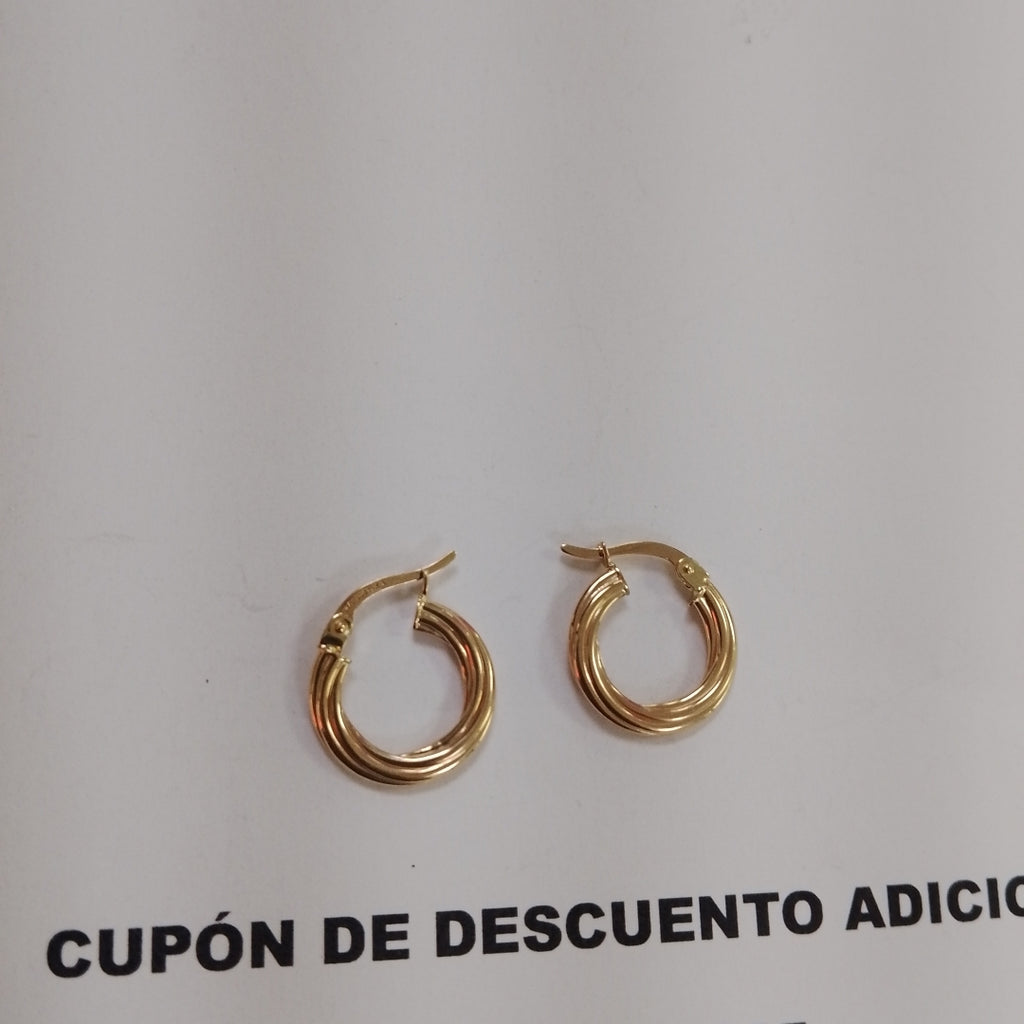 ARRACADAS ORO 14K 1.2 (NUEVO)