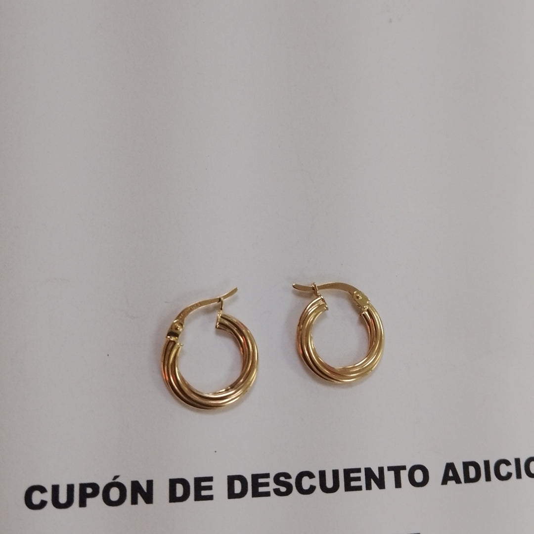 ARRACADAS ORO 14K 1.2 (NUEVO)