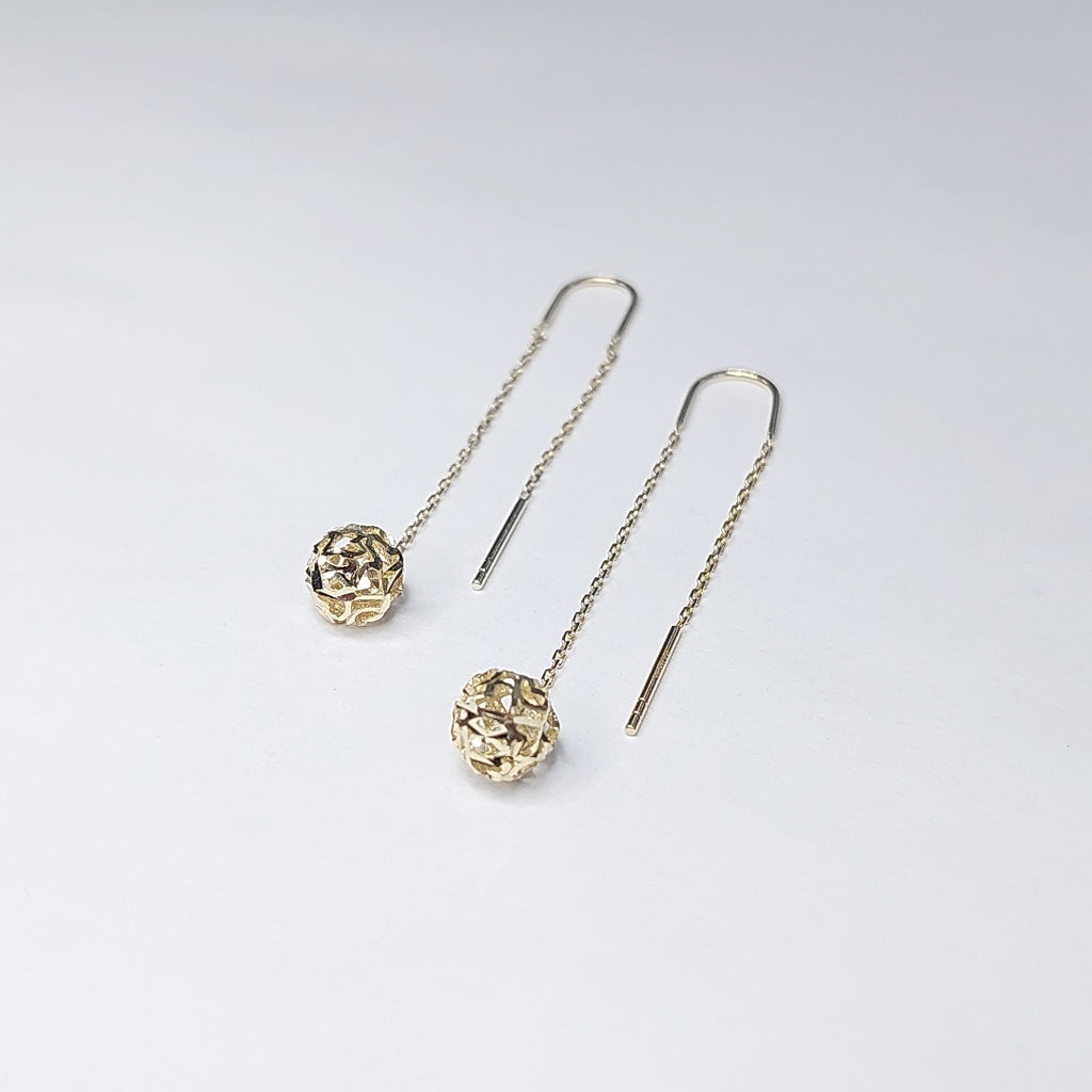 BROQUELES ORO 14K 1.7 (NUEVO)