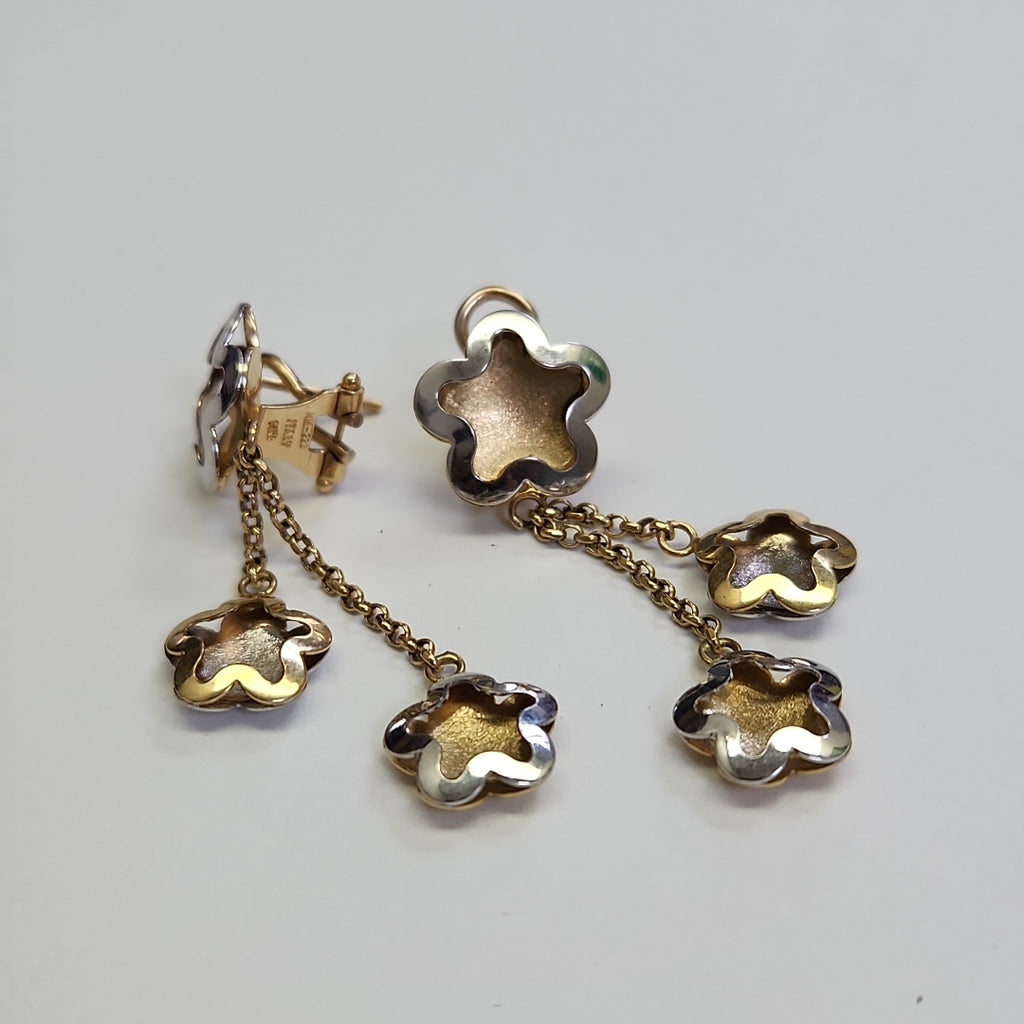 ARETES PAR ORO 14 K 5,10 GRMS (SEMINUEVO)