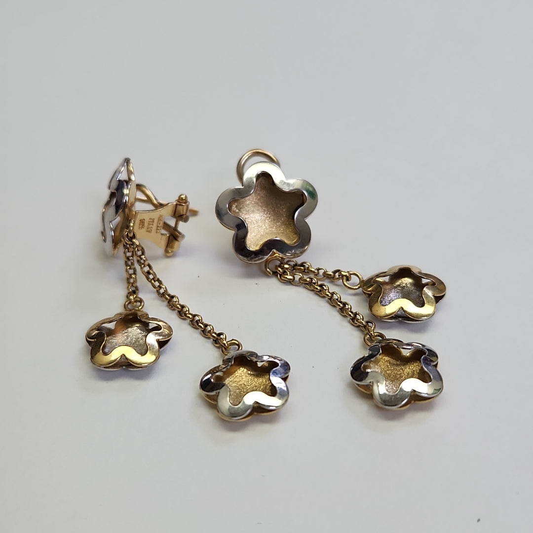 ARETES PAR ORO 14 K 5,10 GRMS (SEMINUEVO)