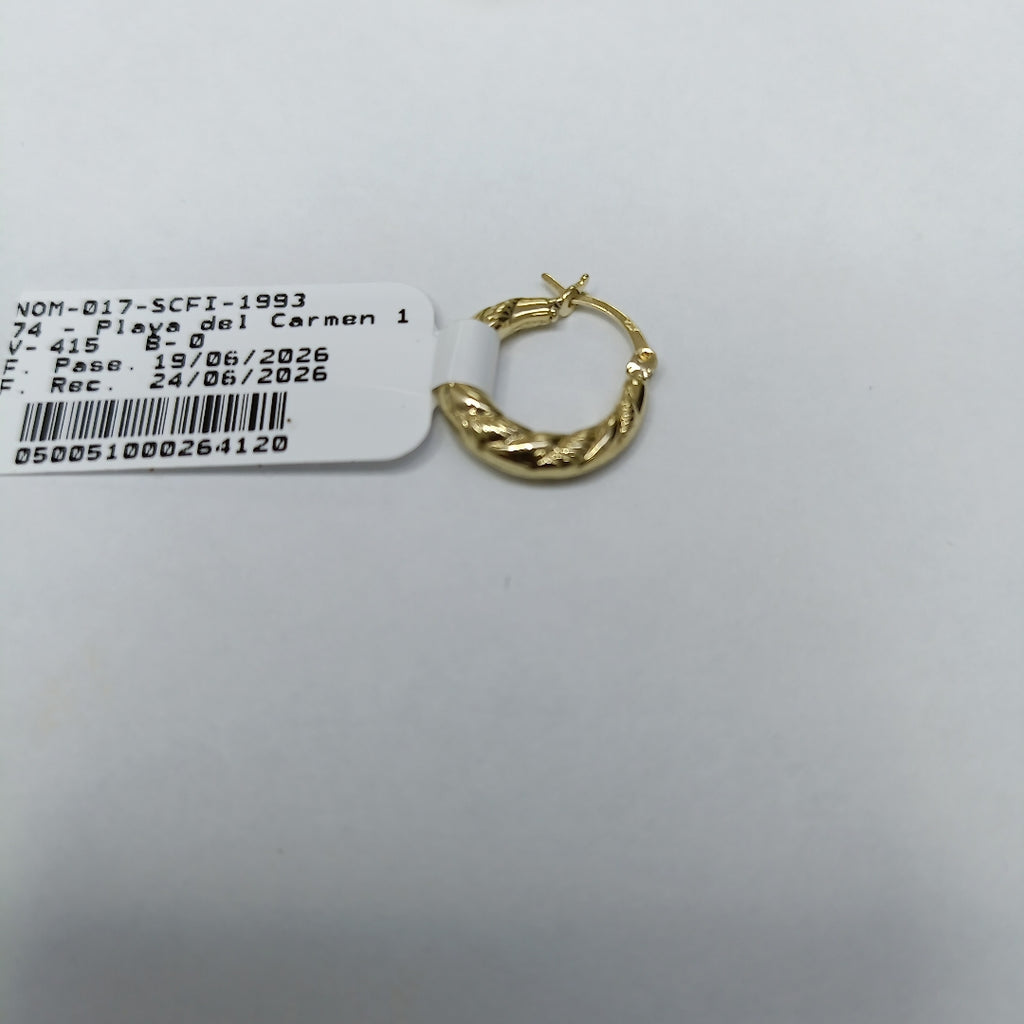 ARRACADAS ORO 10K 0.8 (NUEVO)