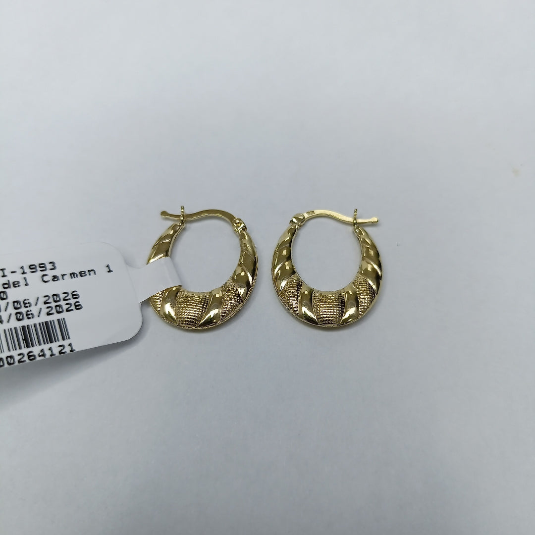ARRACADAS ORO 10K 1.1 (NUEVO)