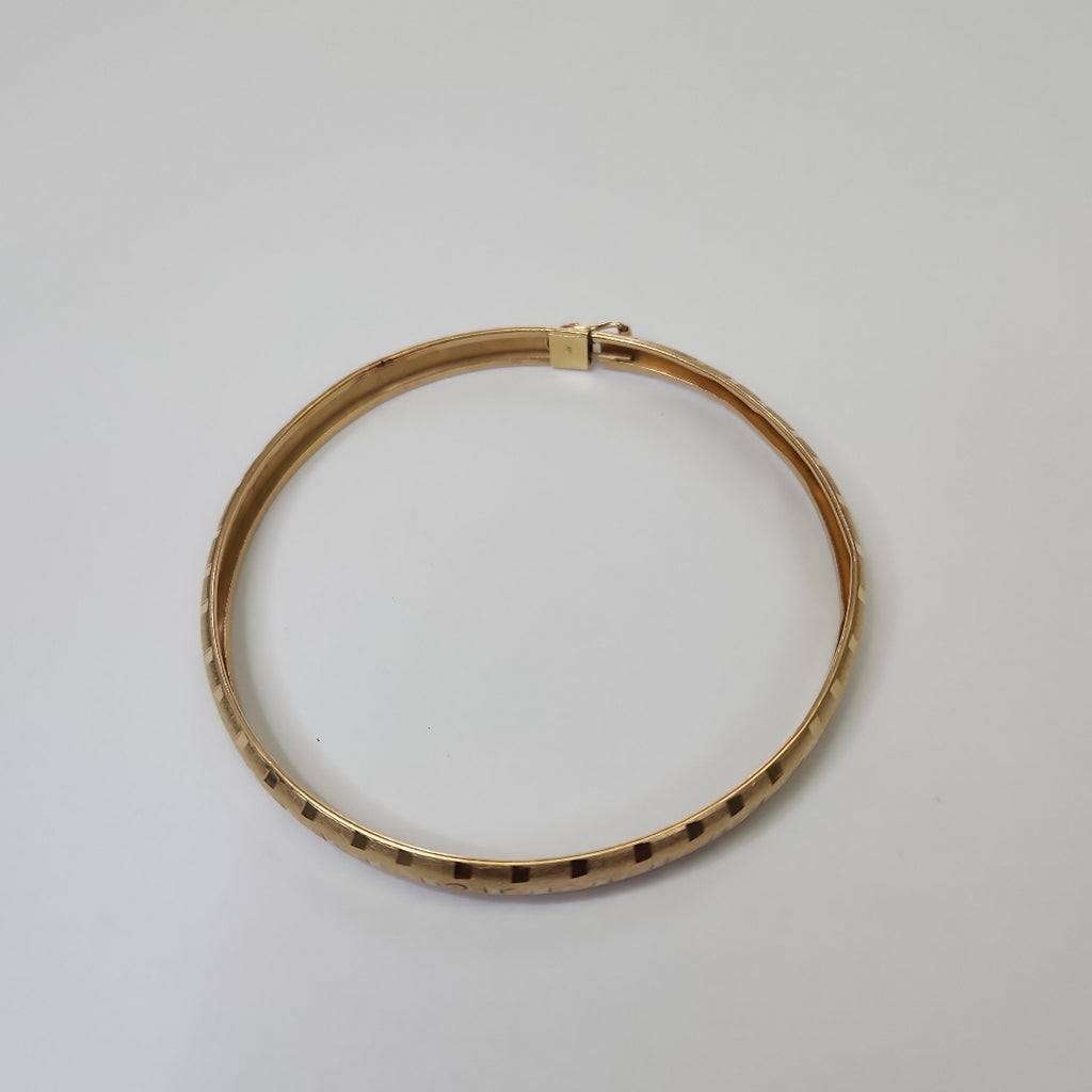 PULSERA RIGIDA ORO 14 K 7,20 GRMS (SEMINUEVO)
