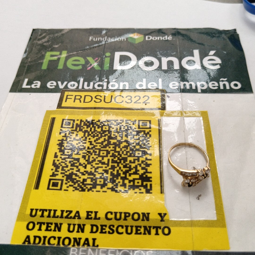 ANILLO ORO 10 K 2.3 GRMS (SEMINUEVO)