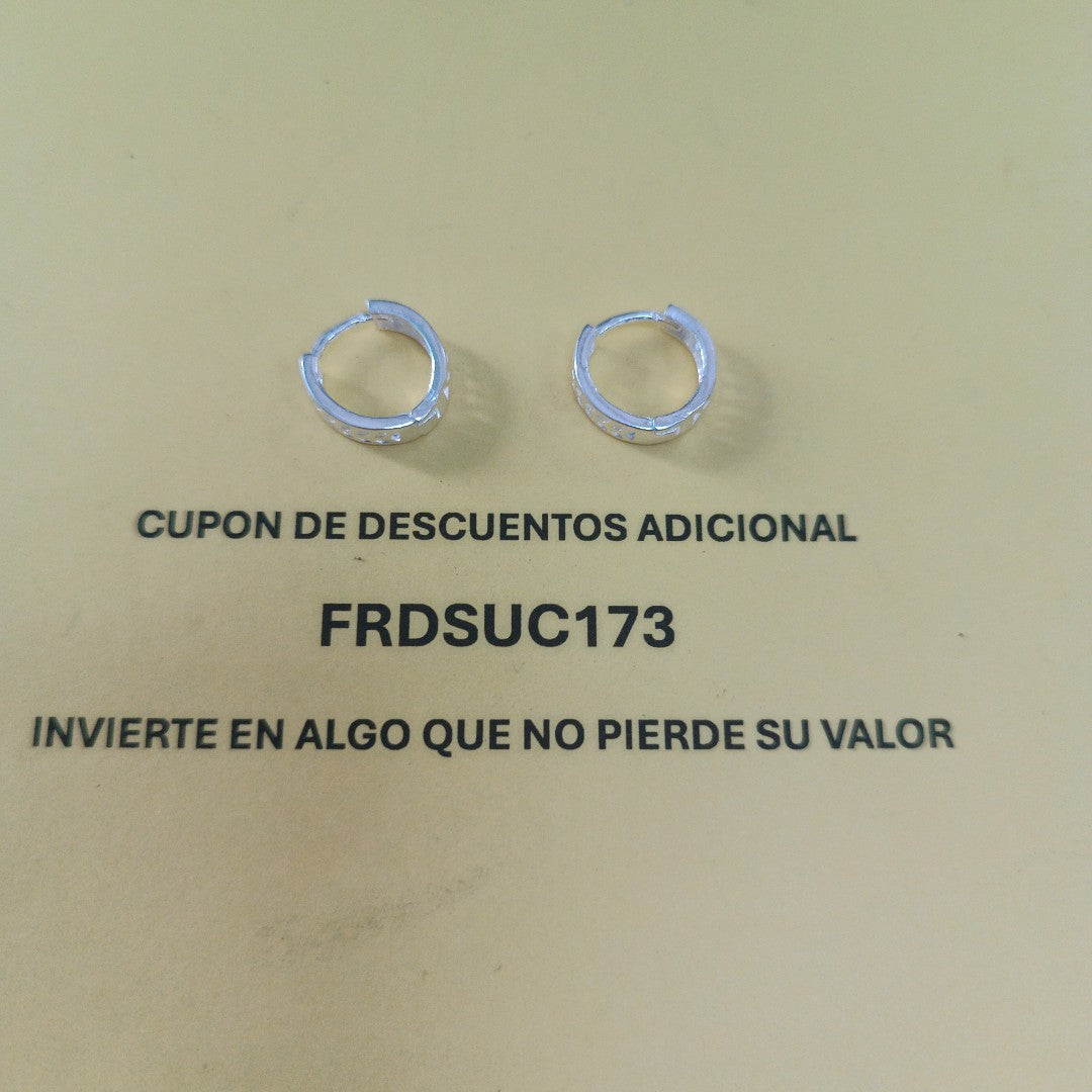 ARRACADAS PLATA .925 2.5 GR (NUEVO)