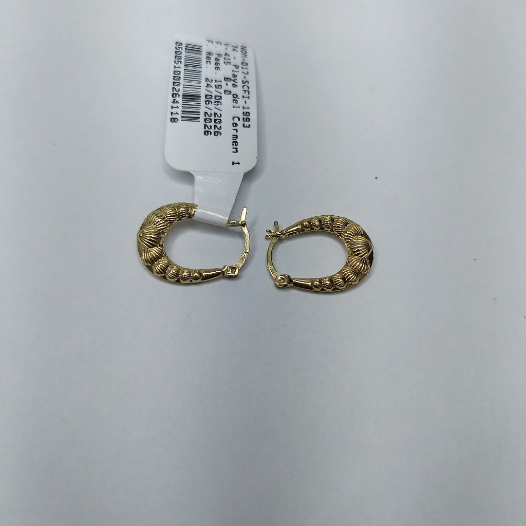ARRACADAS ORO 10K 0.6 (NUEVO)