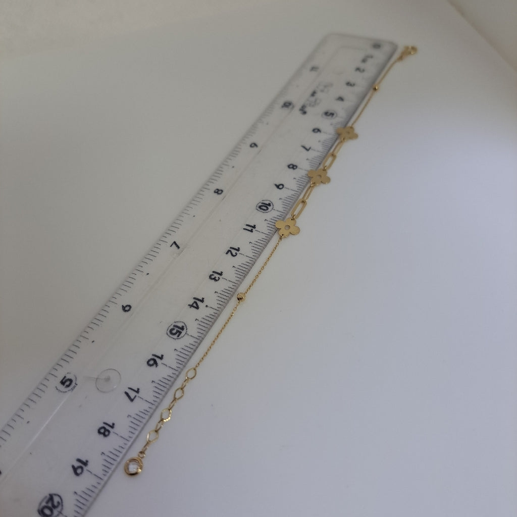 PULSERAS DAMA ORO 14K 1.3 (NUEVO)