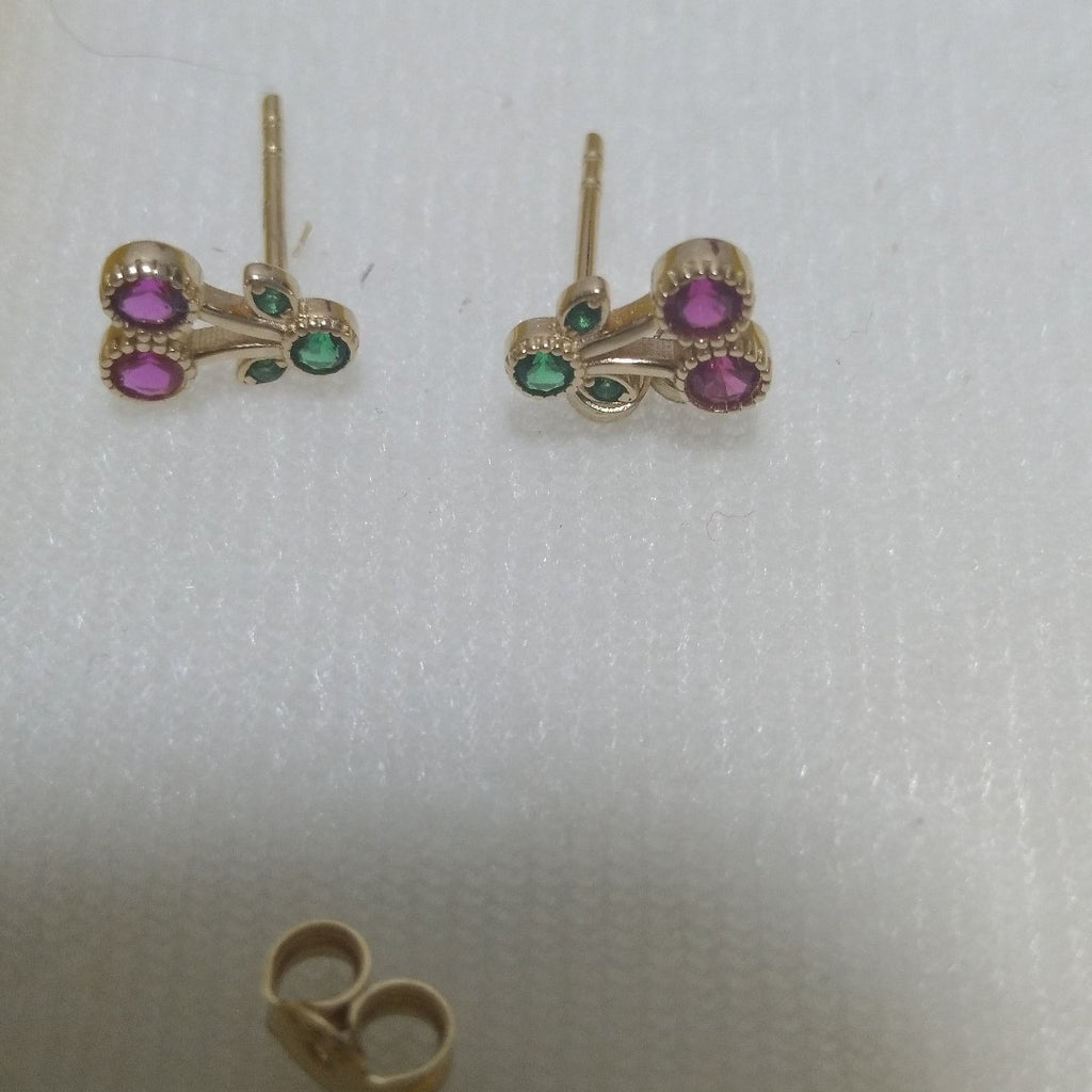 BROQUELES ORO 14K 1 (NUEVO)