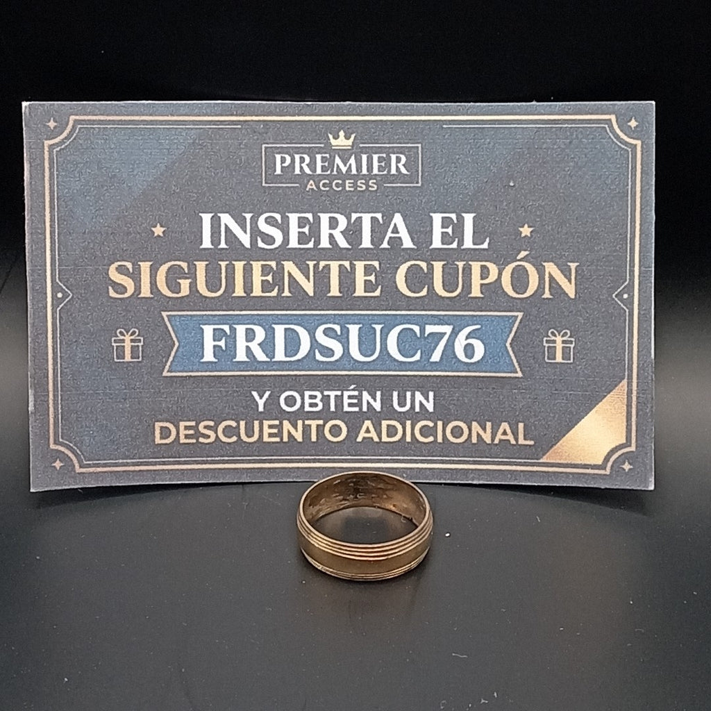 ARGOLLA ORO 10 K 1.4 GRMS (SEMINUEVO)
